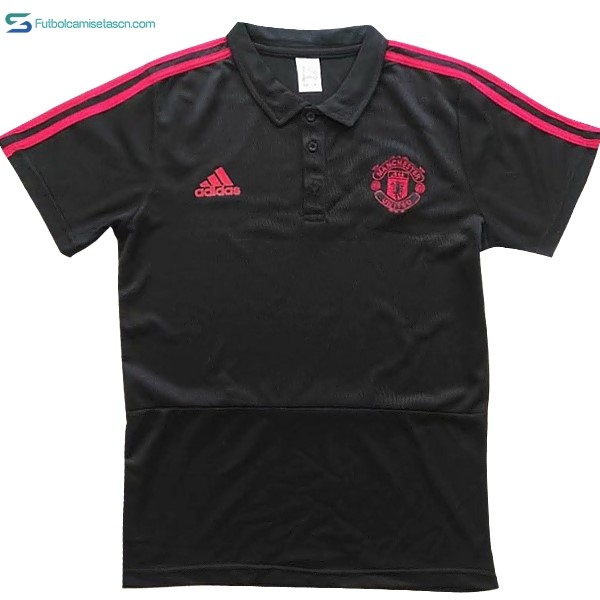 Polo Manchester United 2017/18 Negro Marino Rojo